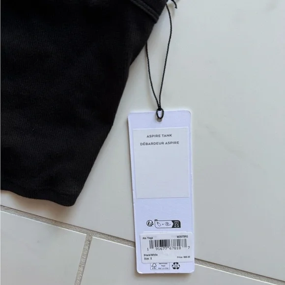 NWT ALO Yoga Aspire Tank Top - Picture 3 of 3